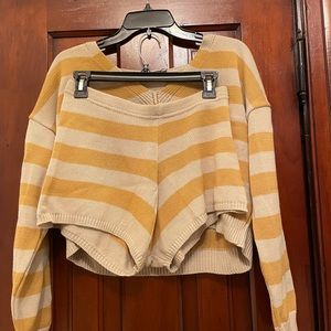 Nasty Gal Striped Lounge Set